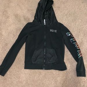 black vs pink jacket